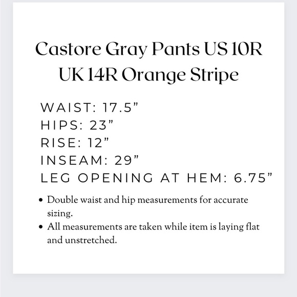 Castore Womens Size 10R Performance Pants Activewear Lightweight Reflective - Picture 15 of 15